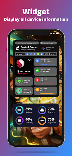 G-CPU:Monitor CPU, RAM, Widget