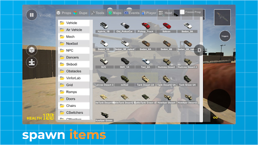 Vmod - Diversión multijugador en Sandbox